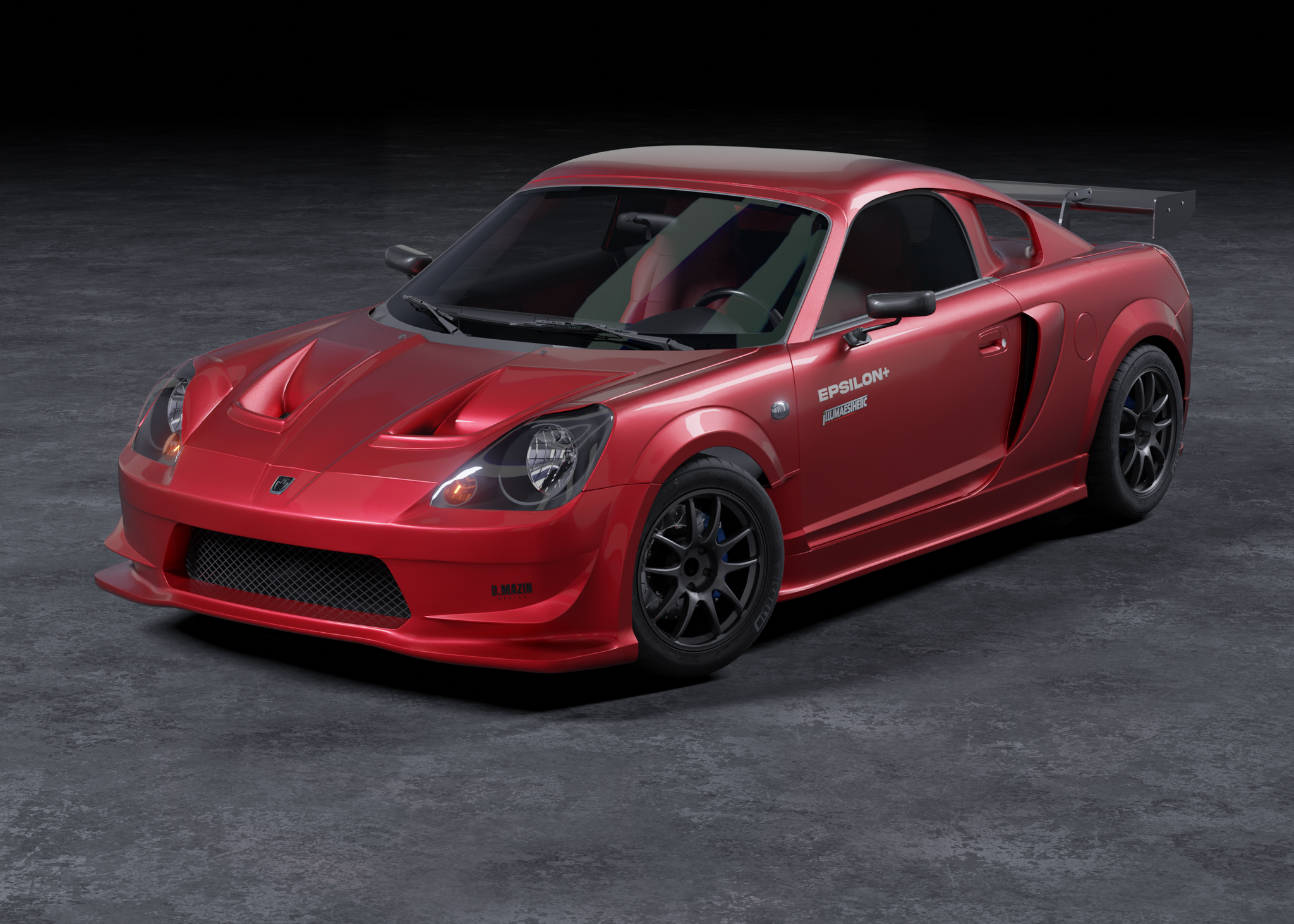 非売品☆外国製☆トヨタ MR2 宣伝プレス 写真 プロマイド