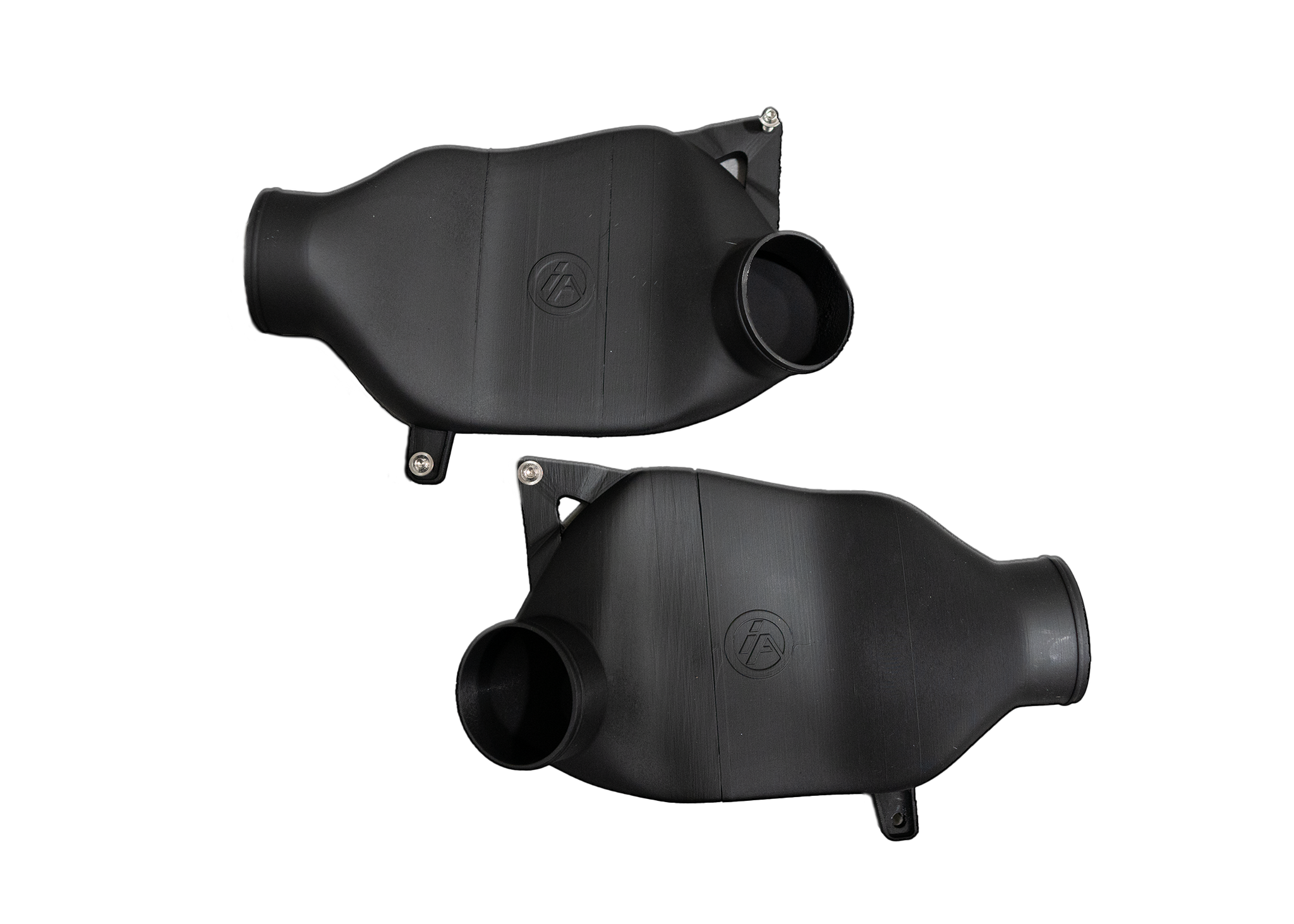 Pair of pancake brake ducts for the Impreza GD/GG brake ducting kit
