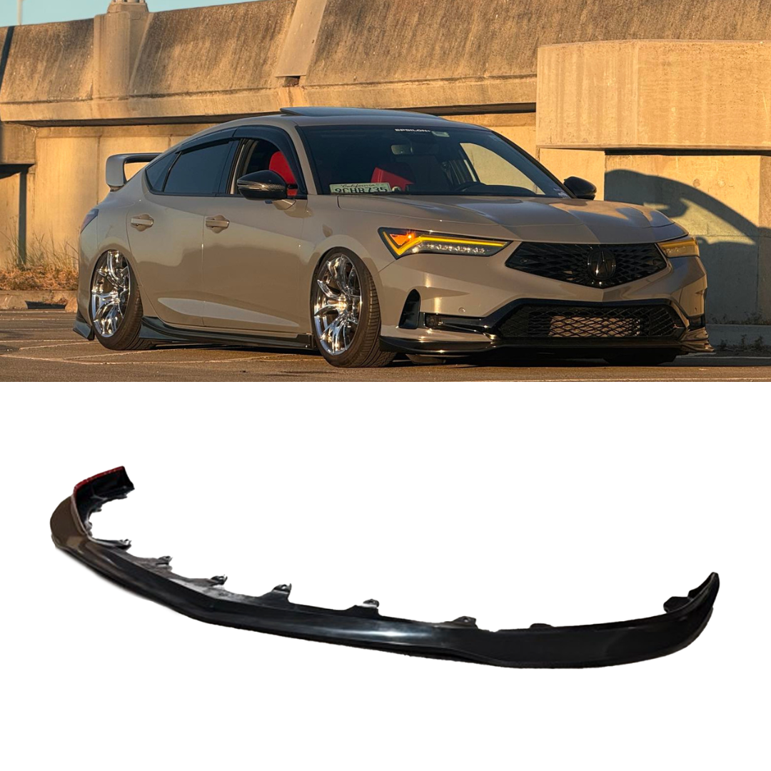 Epsilon+ front lip for the Acura Integra DE4 shown fitted and as a standalone part