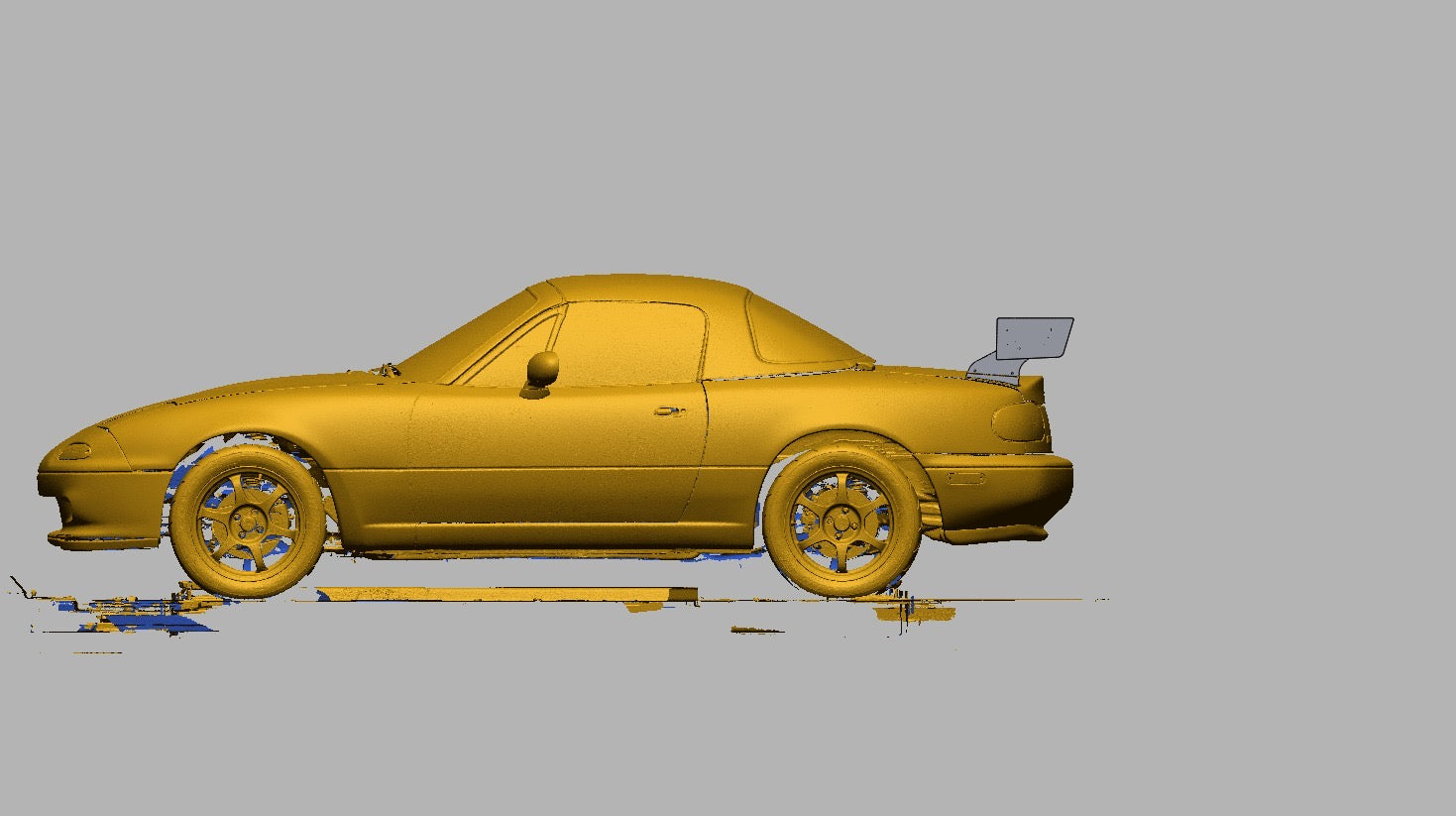 Mazda Miata NA with TC Wing, side profile view