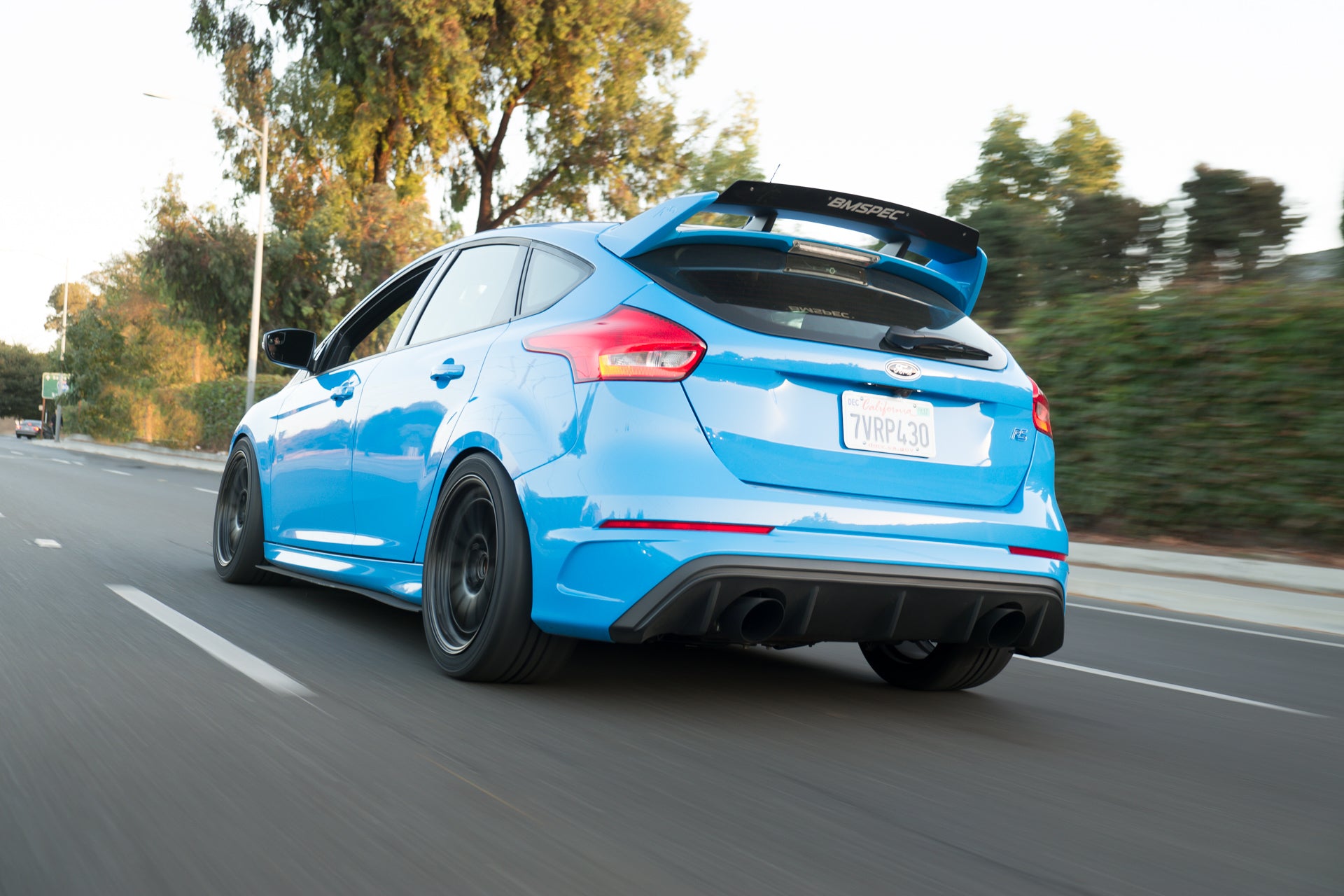 Rear spoiler extension for Ford Focus RS (Mk3, 2016-2018)