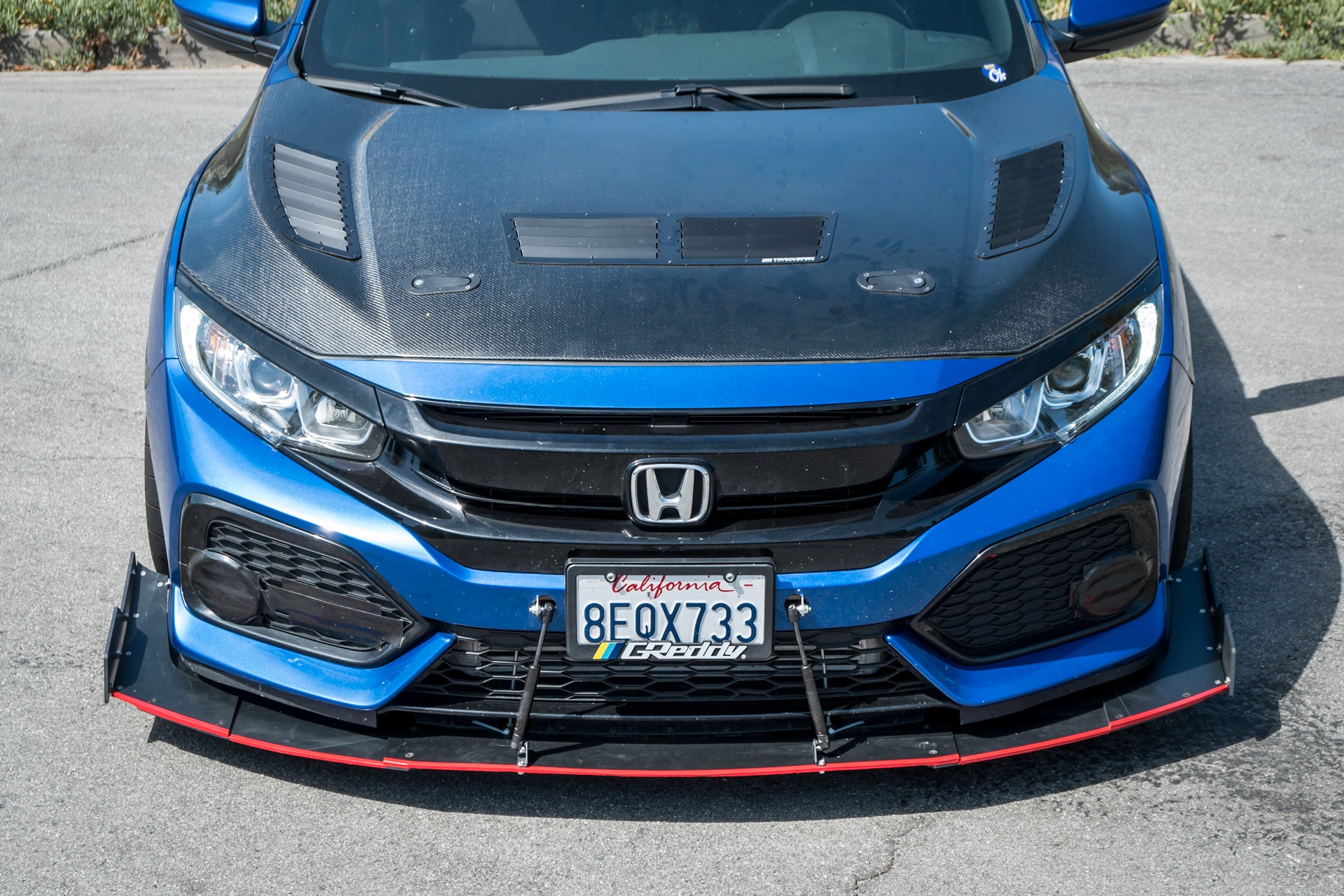 Front splitter for Honda Civic Hatchback Sport (FK7, 2017-2021)