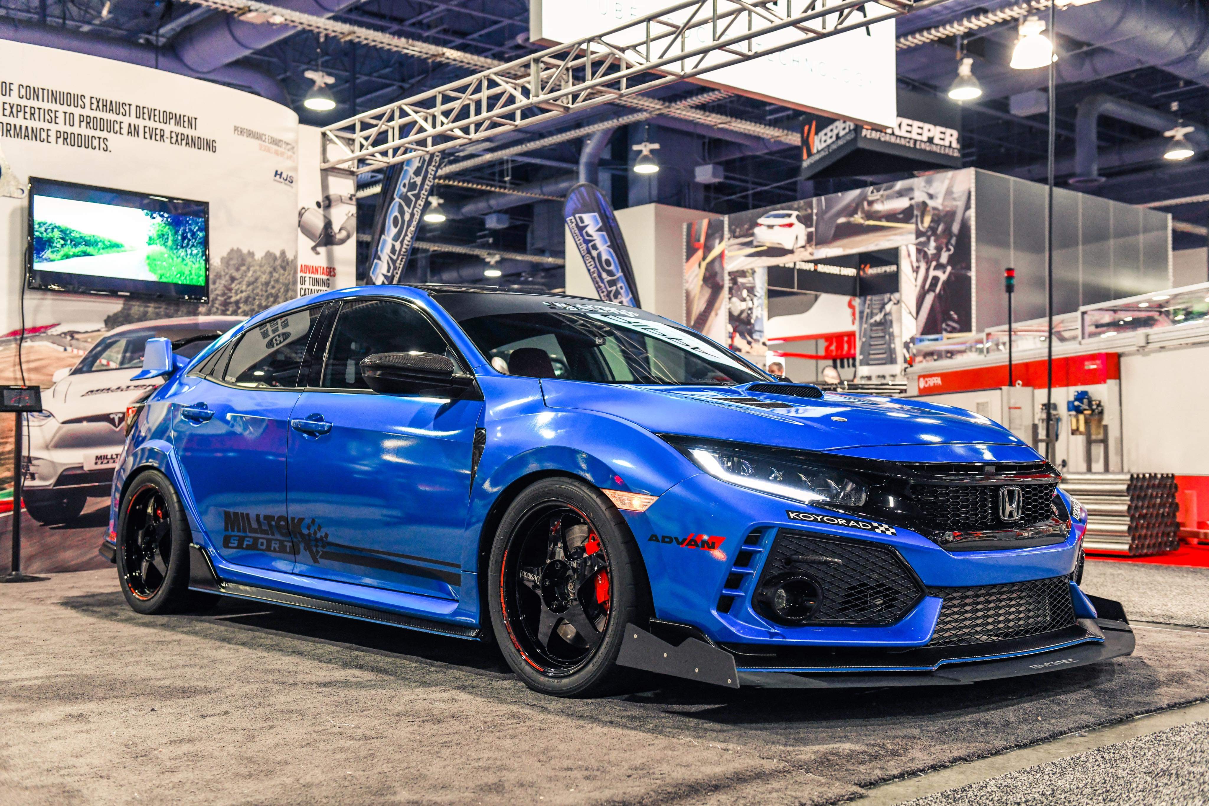 Front splitter for Honda Civic Type R (FK8, 2017-2021)