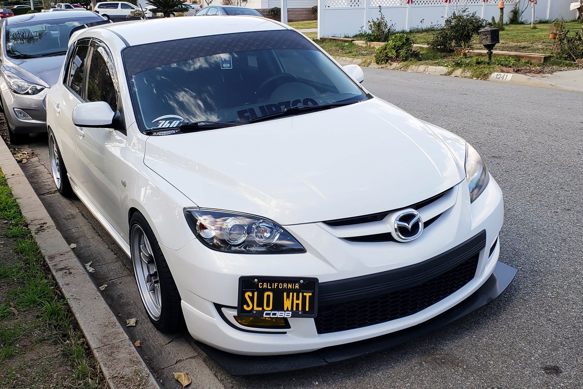 Front lip spoiler for Mazdaspeed3 Gen1 (BK, 2007-2009)