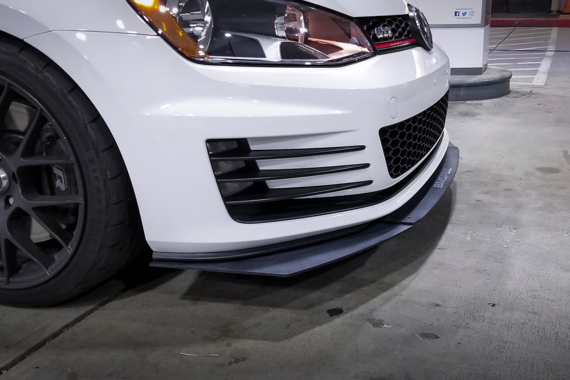 Front lip spoiler for Volkswagen Golf GTI (Mk7, 2014-2021)