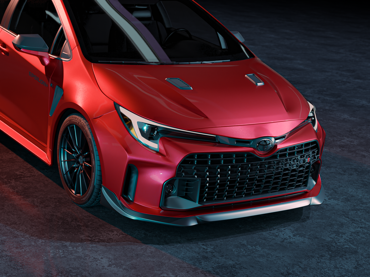 (PRE-ORDER) EPSILON+ Front Lip – Toyota GR Corolla (E210, 2023 ...