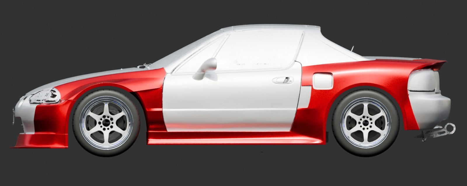 (PRE-ORDER) EPSILON+ Touring Car Widebody - Honda Civic CR-X Del Sol (92-98)