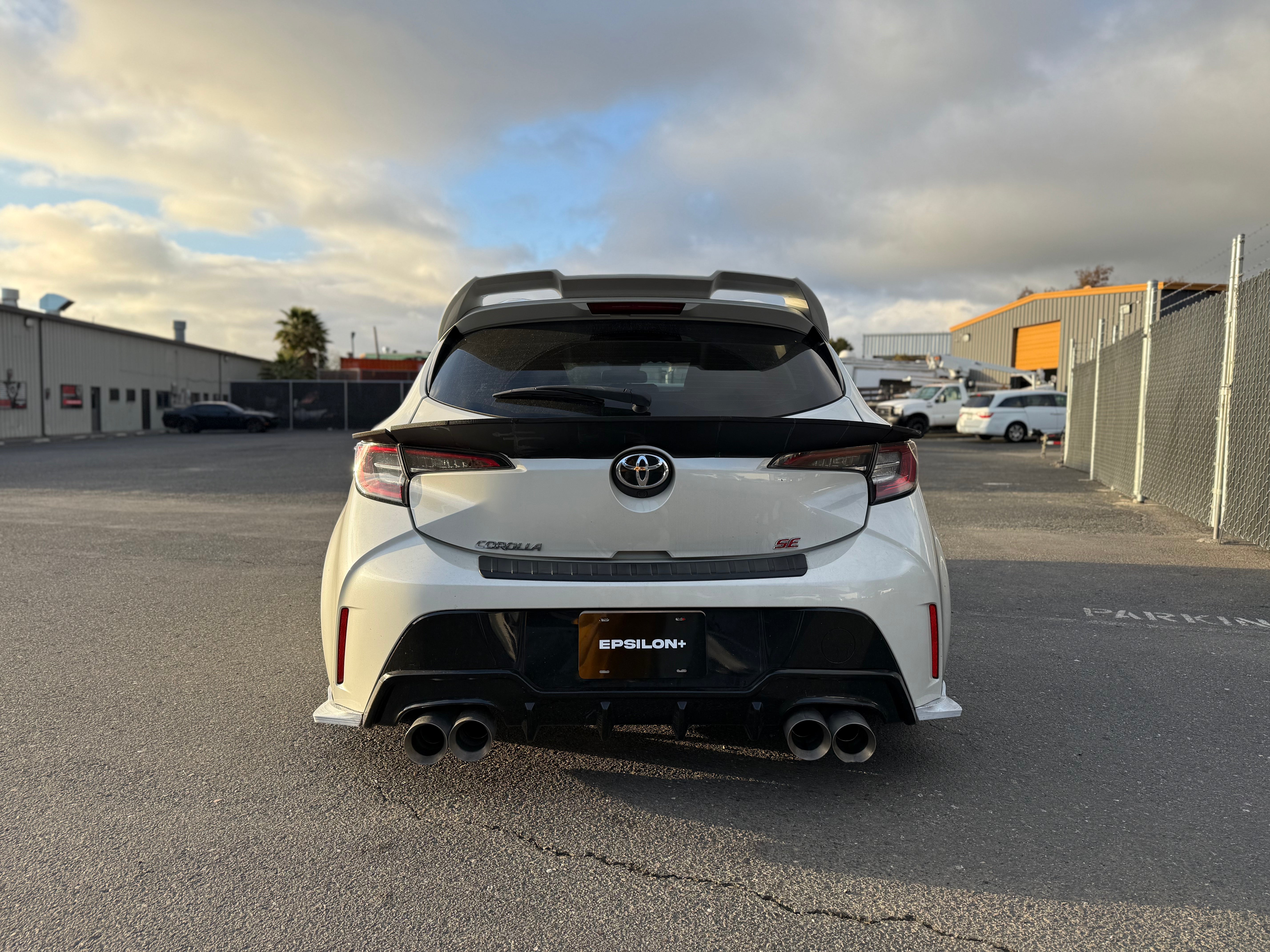 (PRE-ORDER) Rear Spats – TOYOTA COROLLA HATCHBACK (E210, 2019-2025+)