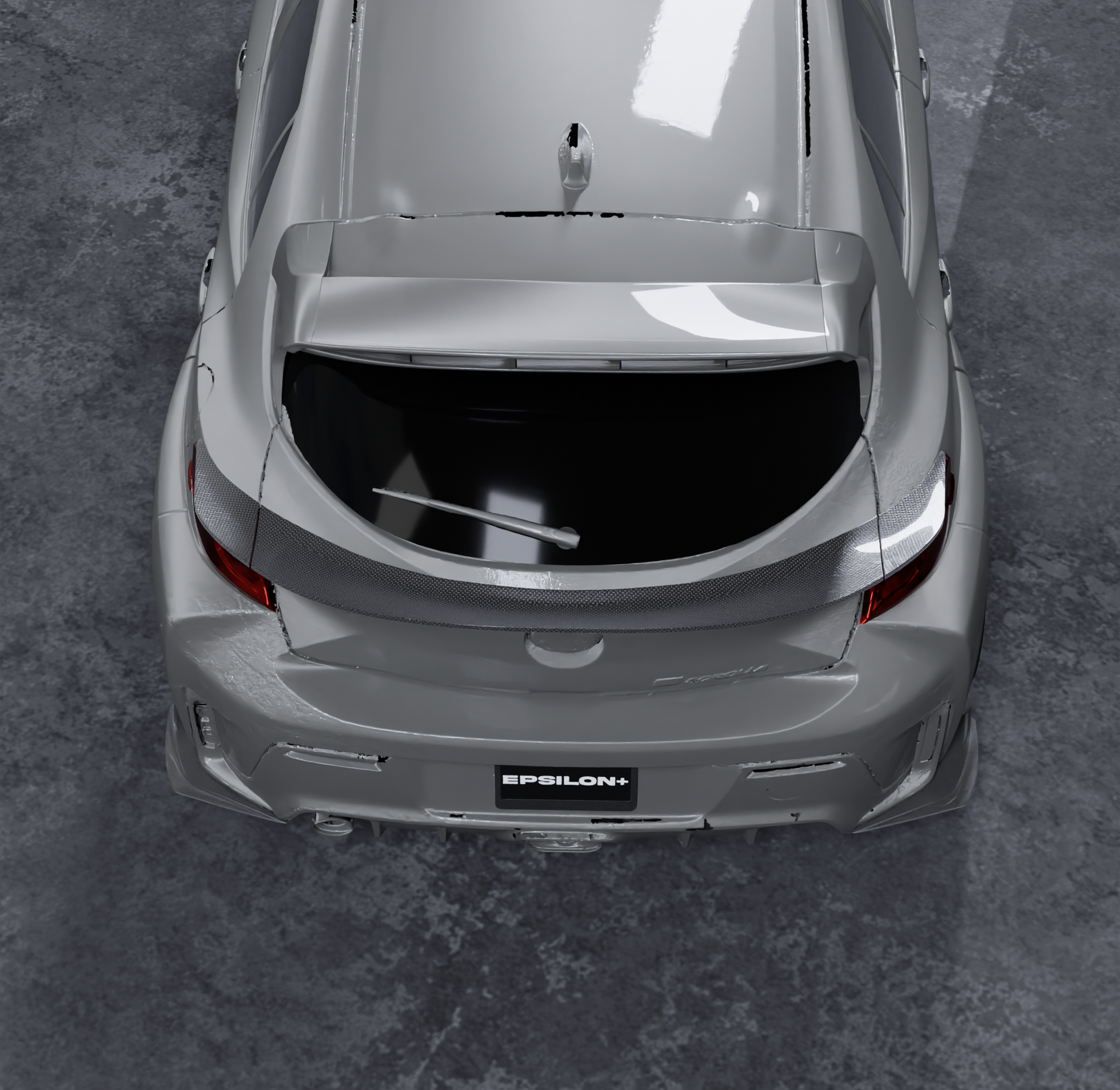 (PRE-ORDER) Mid Wing – TOYOTA COROLLA HATCHBACK (E210, 2019-2025+)