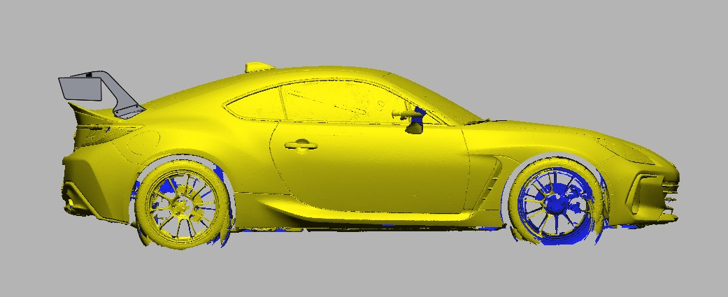 Side profile of the ZN8/ZD8 showing 47.5" swan-mount TC Wing height and rearward position