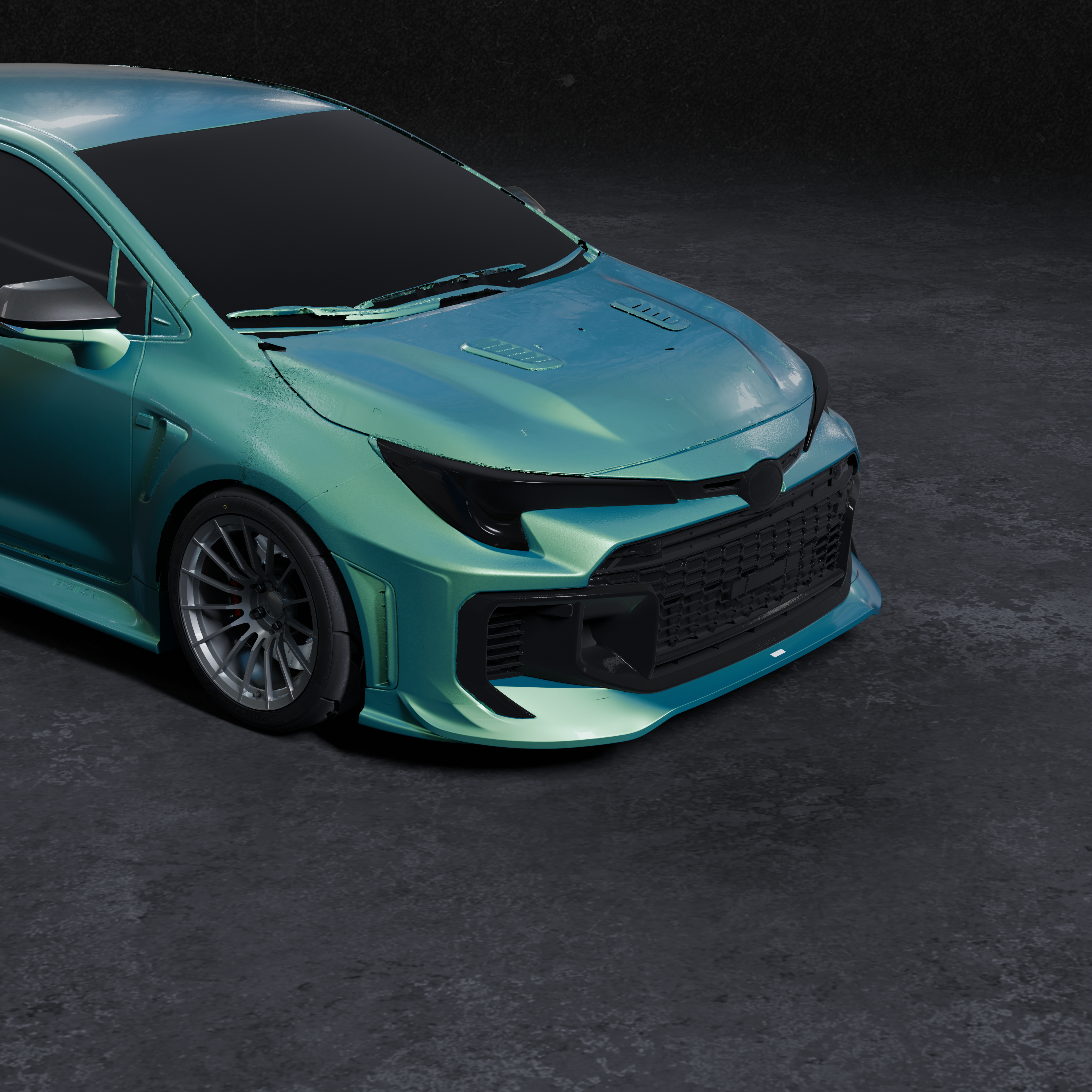 (PRE-ORDER) Front Lip – TOYOTA GR COROLLA (E210, 2025+)