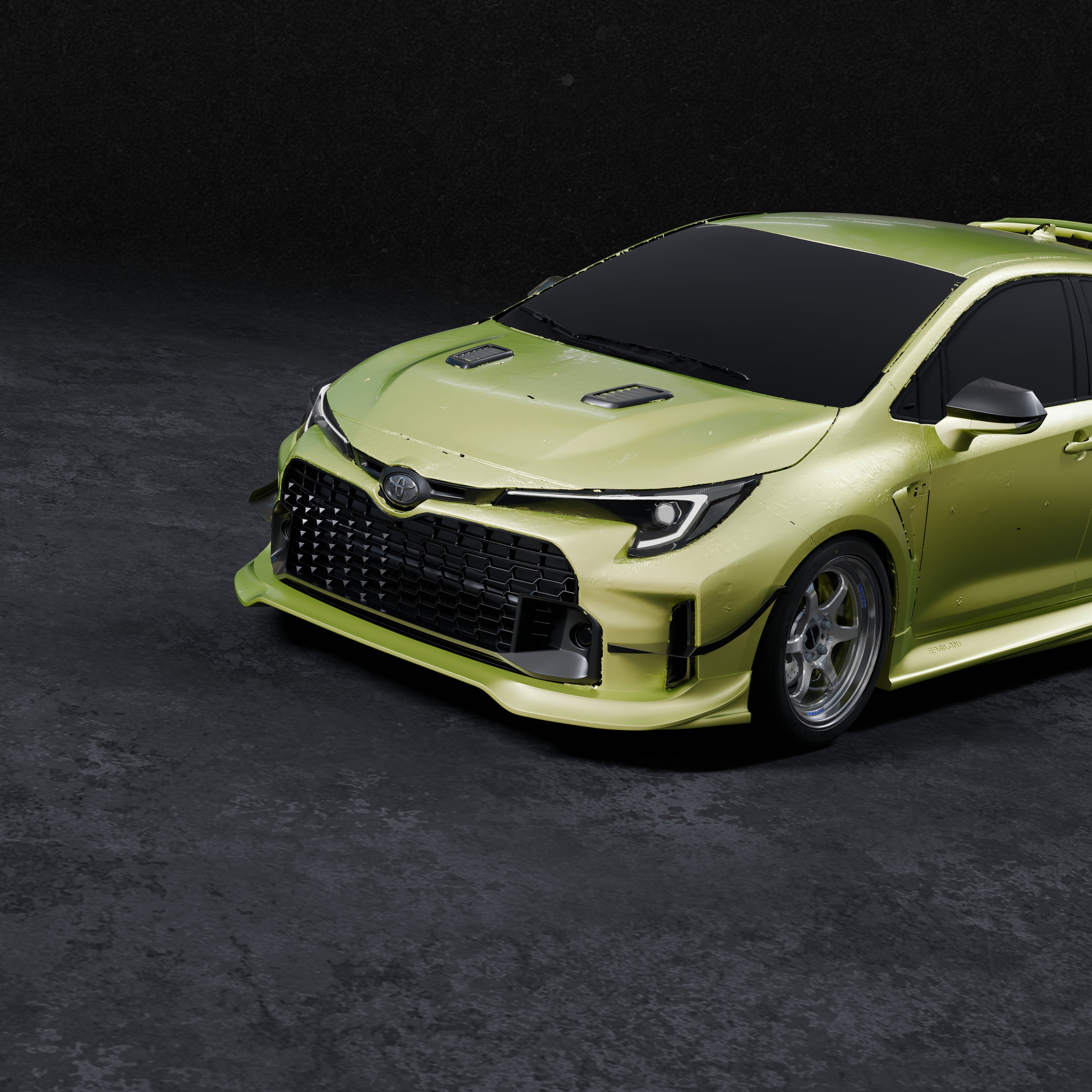 (PRE-ORDER) Front Lip V2 – TOYOTA GR COROLLA (E210, 2023-2024)