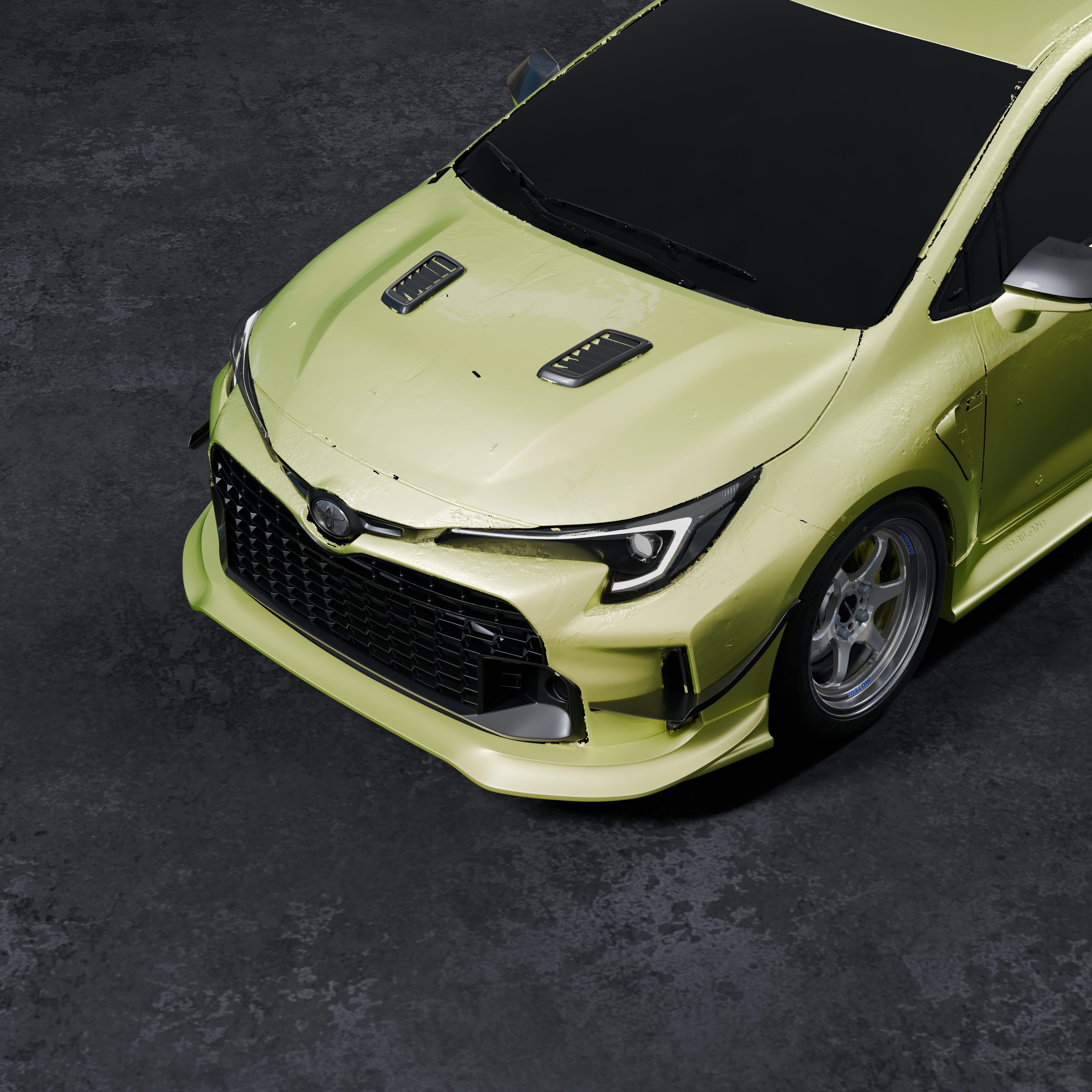 (PRE-ORDER) Front Lip V2 – TOYOTA GR COROLLA (E210, 2023-2024)