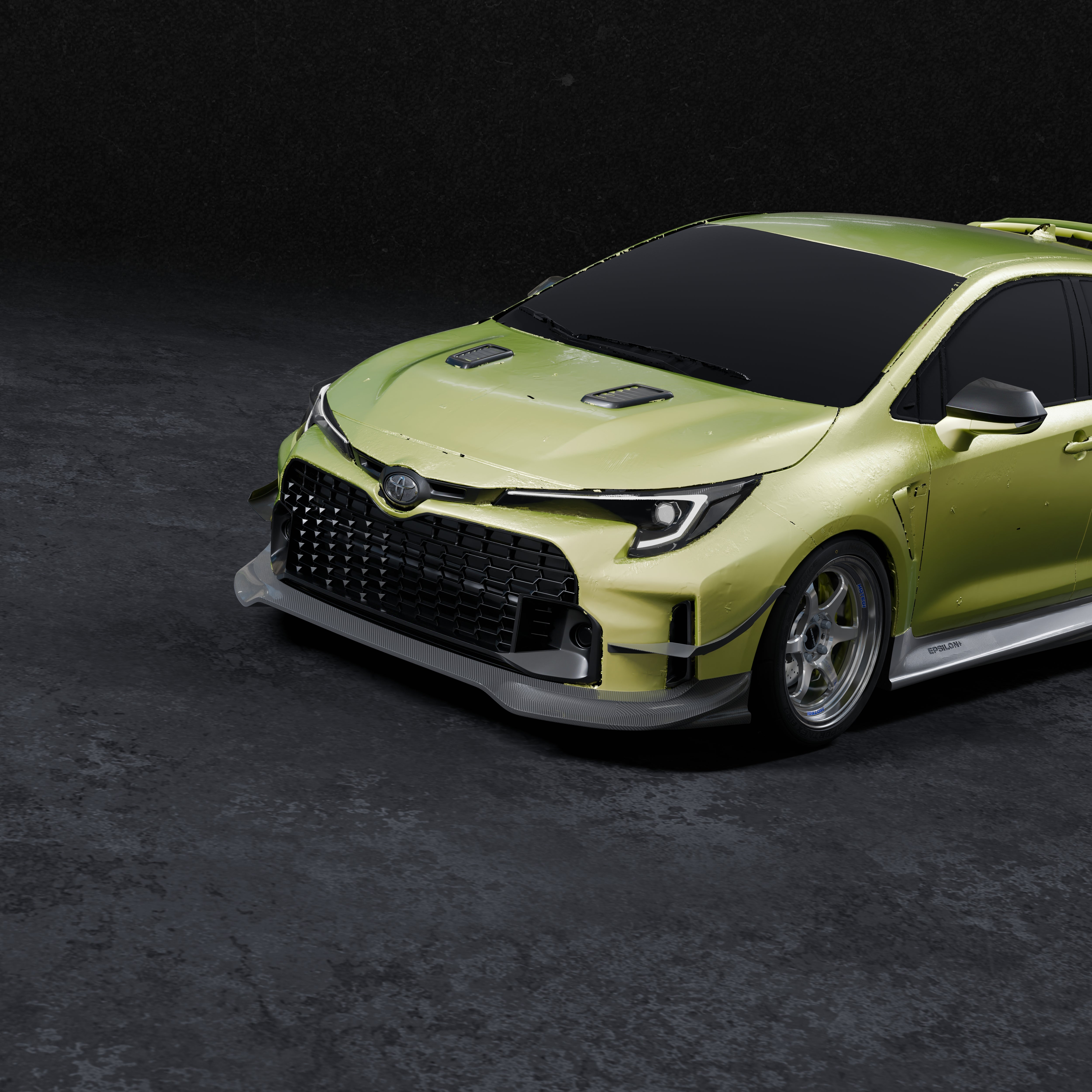 (PRE-ORDER) Front Lip V2 – TOYOTA GR COROLLA (E210, 2023-2024)