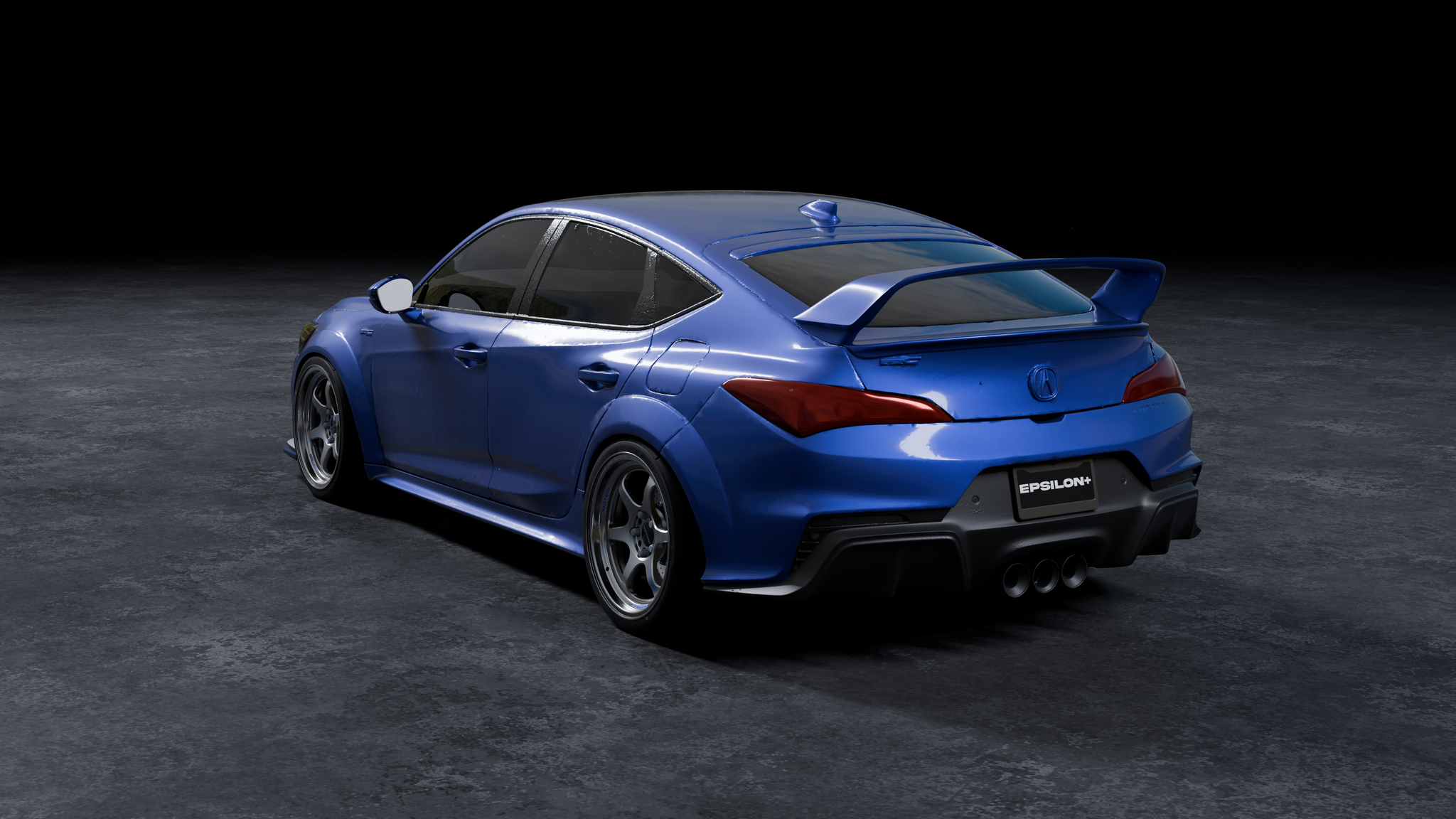 De4 Integra Rear Diffuser (PRE-ORDER) EPSILON+ Sport Wing – ACURA INTEGRA (DE4/DE5, 2023 ...