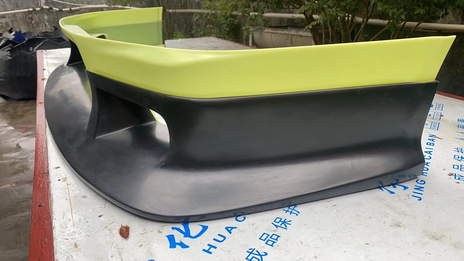 The Epsilon+ R-GT front lip for the NSX shown as a standalone unpainted part