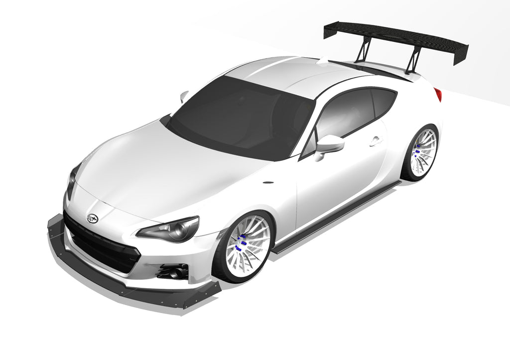 EPSILON+ Front Splitter –  Subaru BRZ (ZN6/ZC6, 2012-2016)