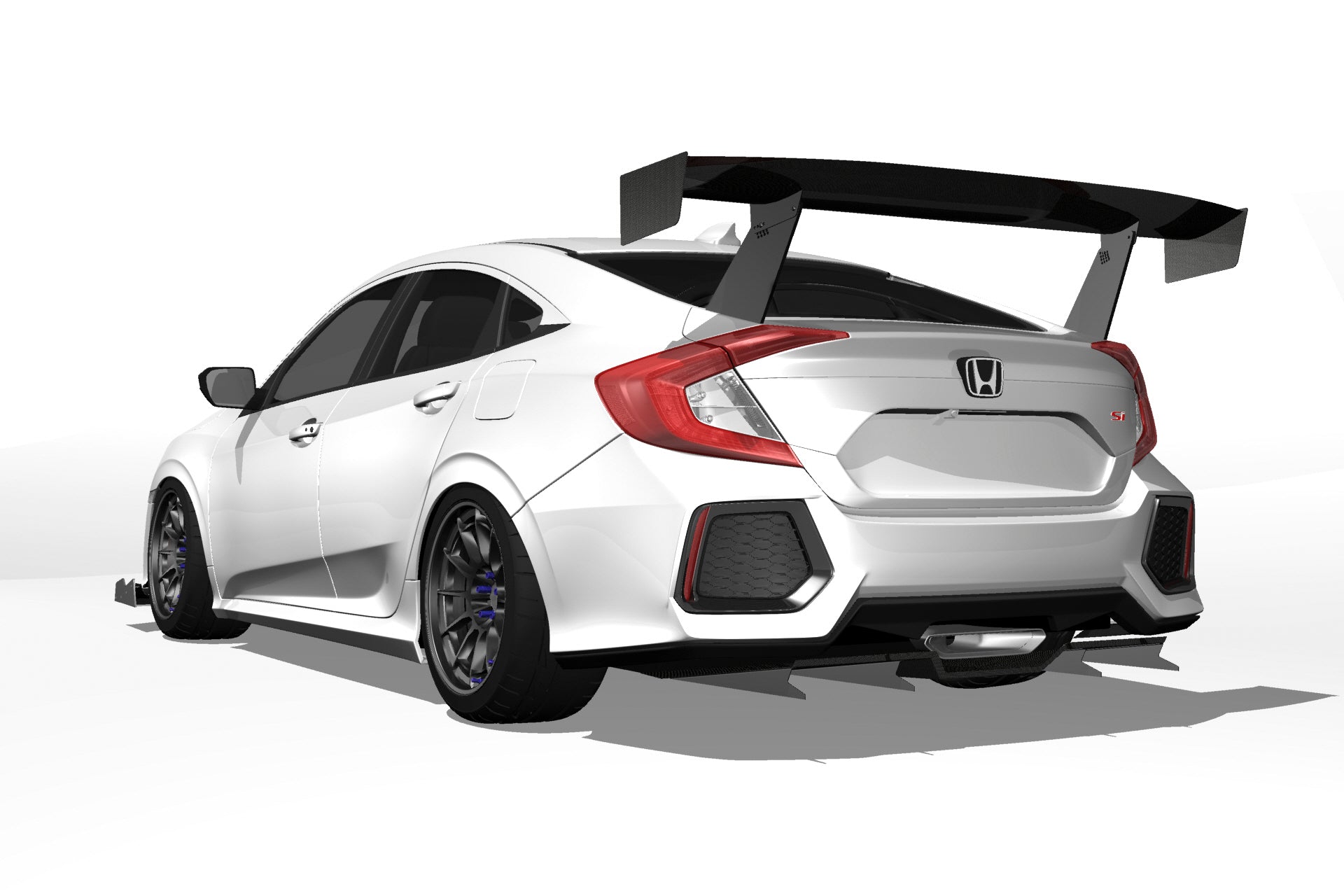 GT Wing – Honda Civic Si Sedan (FC1, 2017-2021)