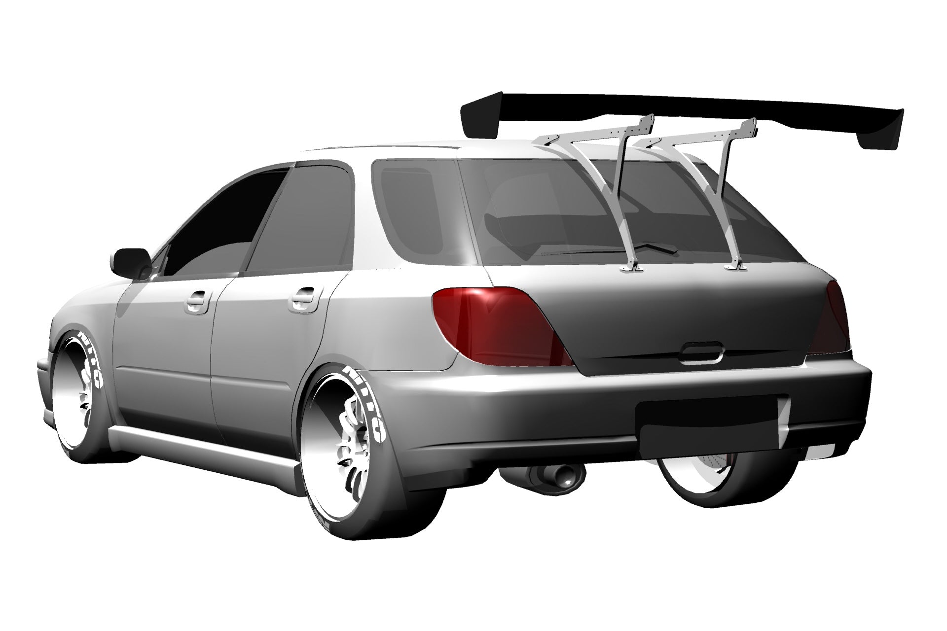 GT Wing – Subaru Impreza Hatchback (GG, 2001-2007)