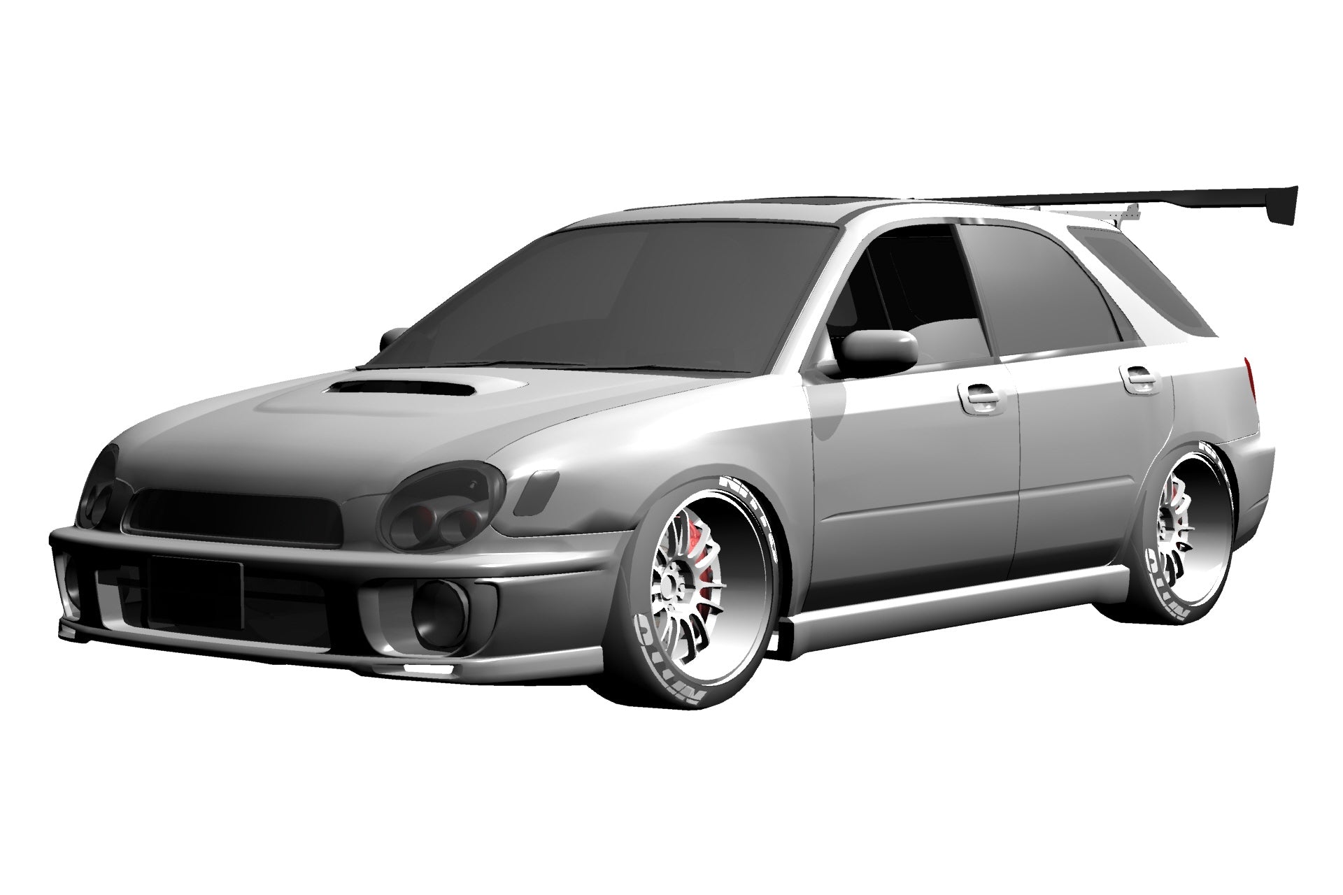 GT Wing – Subaru Impreza Hatchback (GG, 2001-2007)