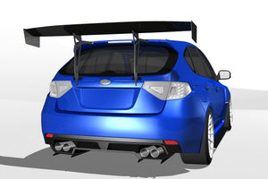 EPSILON+ GT Wing – Subaru Impreza Hatchback (GR, 2007-2014)