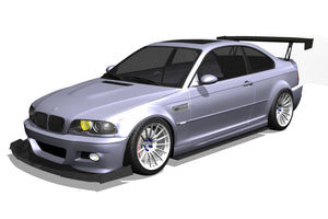 EPSILON+ GT Wing – BMW 3 Series/M3 Coupe (E46, 2000-2006)