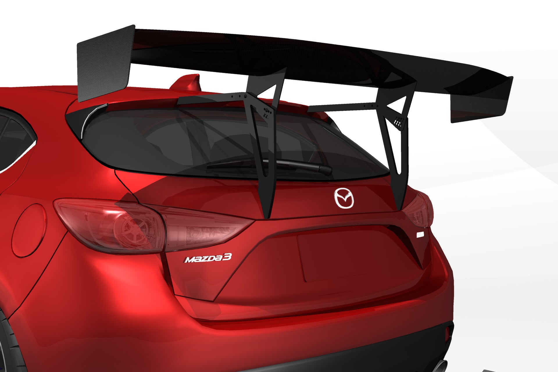 GT Wing – Mazda3 Gen3 Hatchback (BM/BN, 2014-2018)