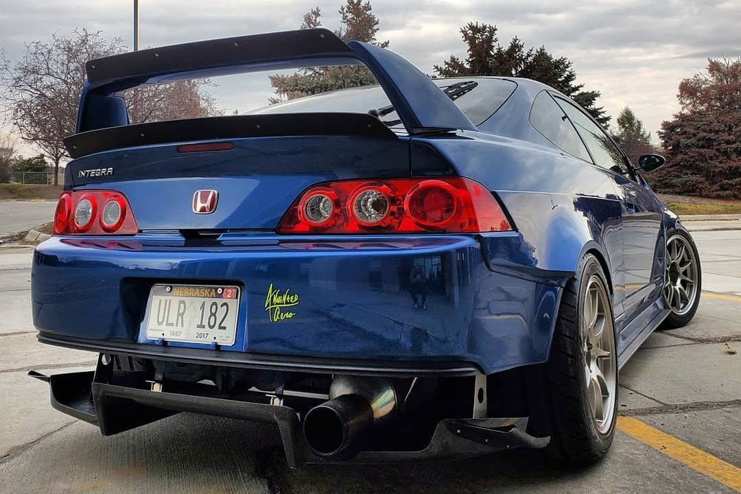 Double spoiler extension for Acura RSX (DC5, 2002-2006)