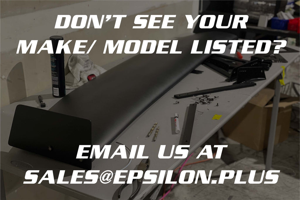 *EPSILON+ GT Wing – Don't see your make/model? Request it here!