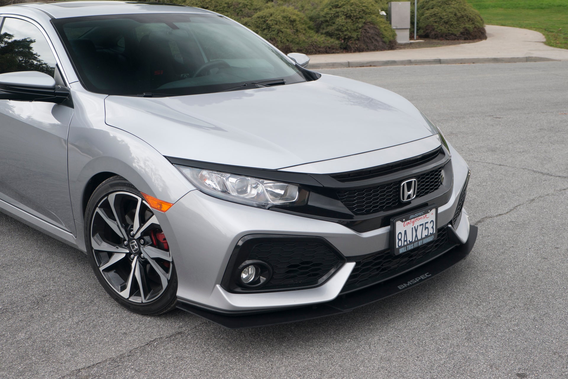 Front lip spoiler for Honda Civic Si Sedan/Coupe (FC1/FC3, 2017-2021)