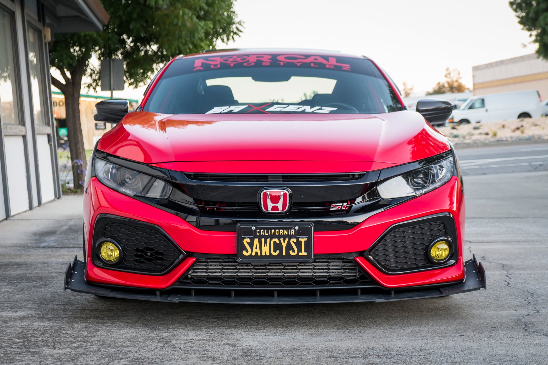Front splitter for Honda Civic Si Coupe/Sedan (FC1/FC3, 2017-2021)