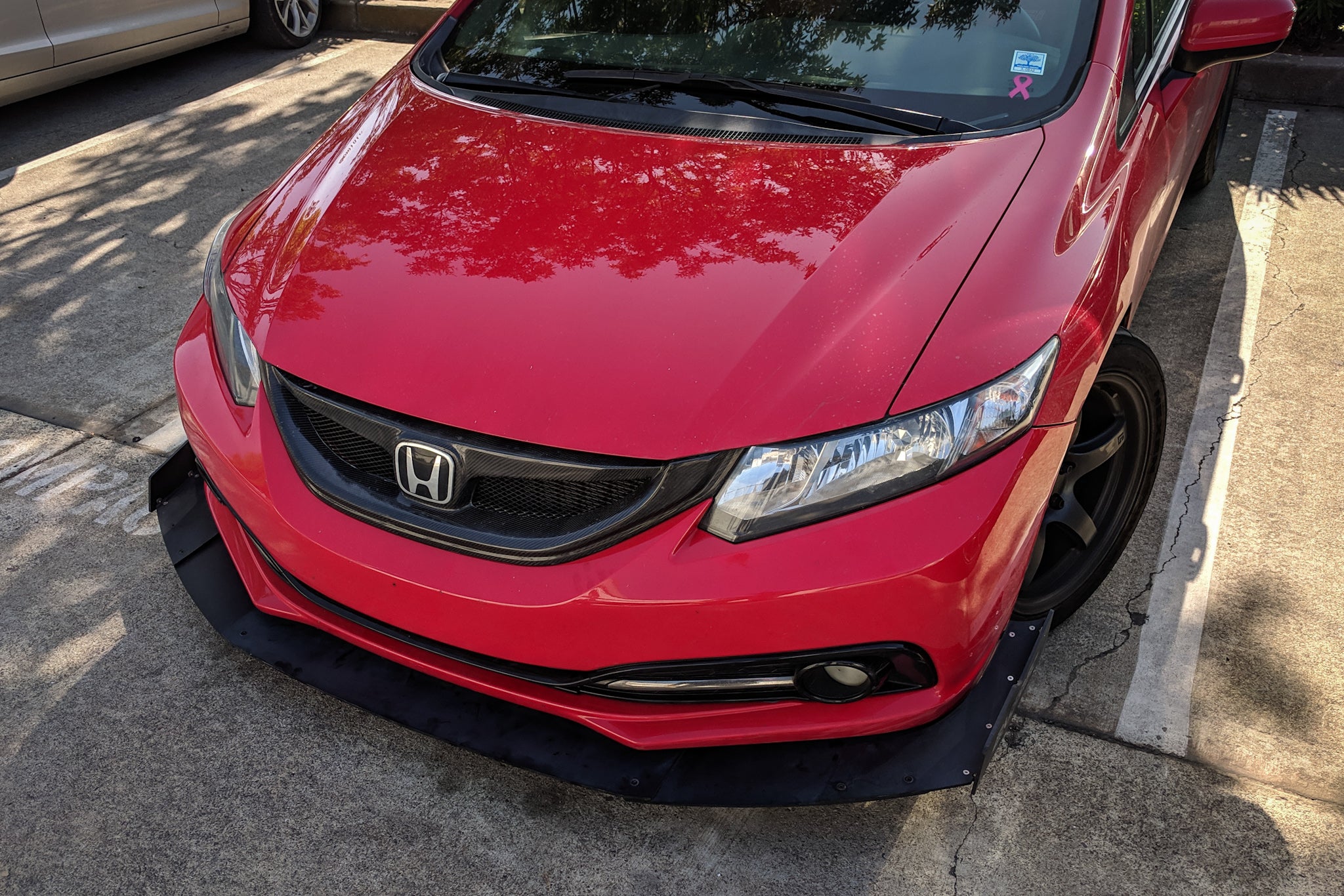 Front splitter for Honda Civic Si Sedan (Kouki FB6, 2013-2015)