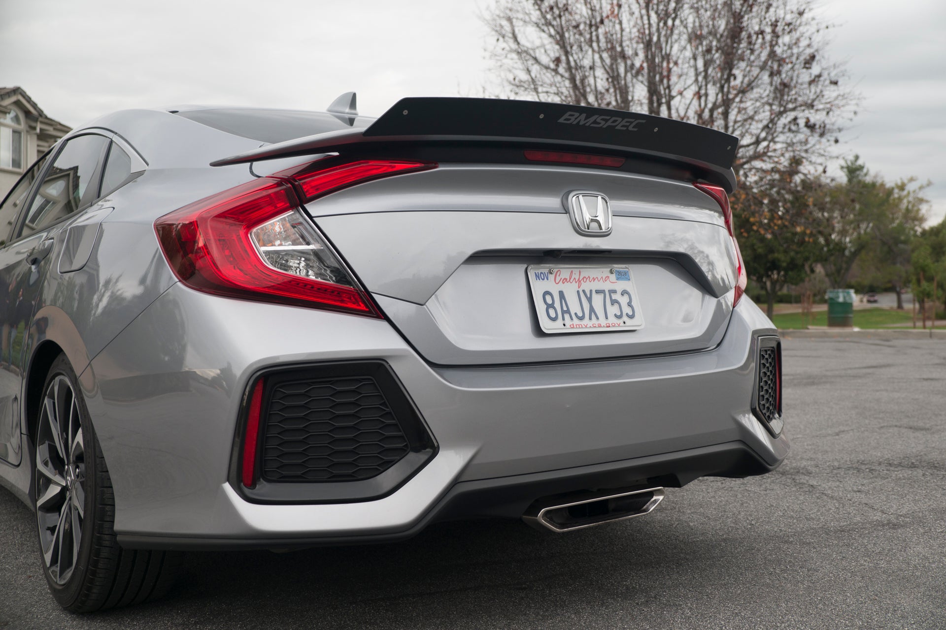 Rear spoiler extension for Honda Civic Si Sedan (FC1, 2017-2021)
