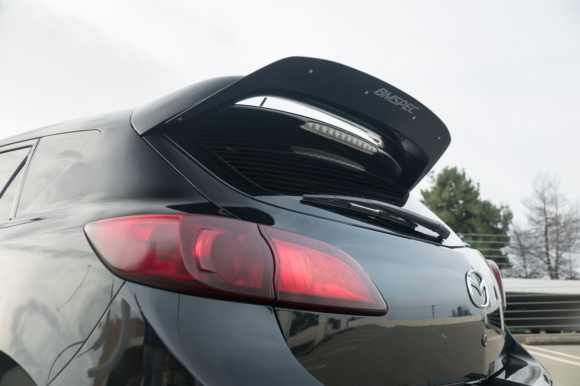 Rear spoiler extension for Mazdaspeed3 Gen2 (BL, 2010-2013)
