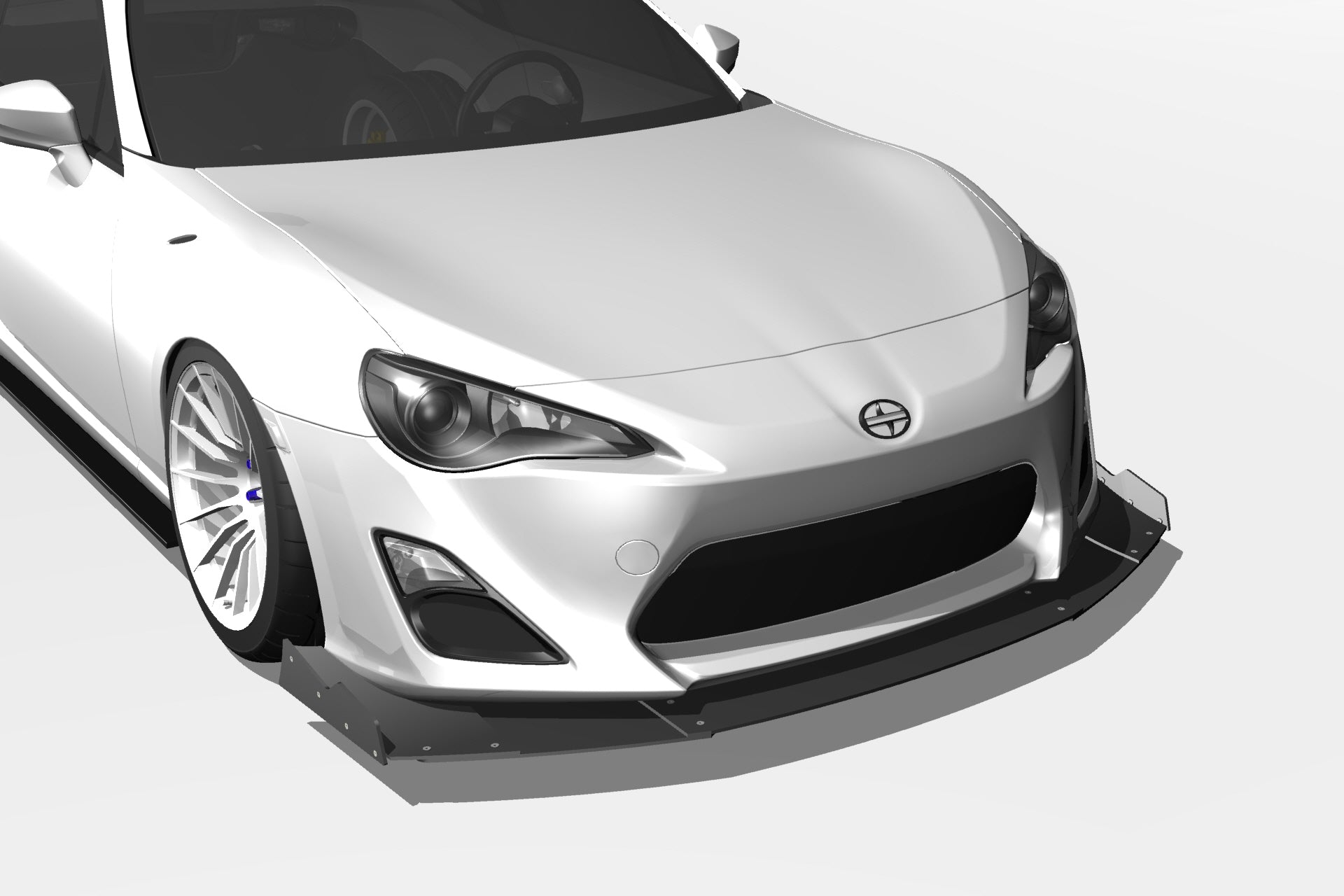 Front splitter for Scion FR-S and Toyota GT86 (ZN6/ZC6, 2012-2016)